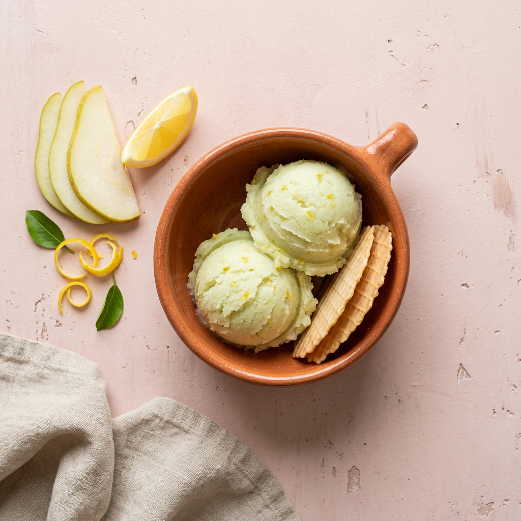 Päronsorbet