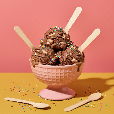 Rocky Road-glassen